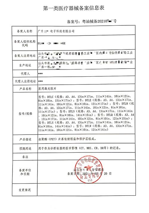 恭喜广东汕头客户成功取得国产一类医疗器械备案凭证